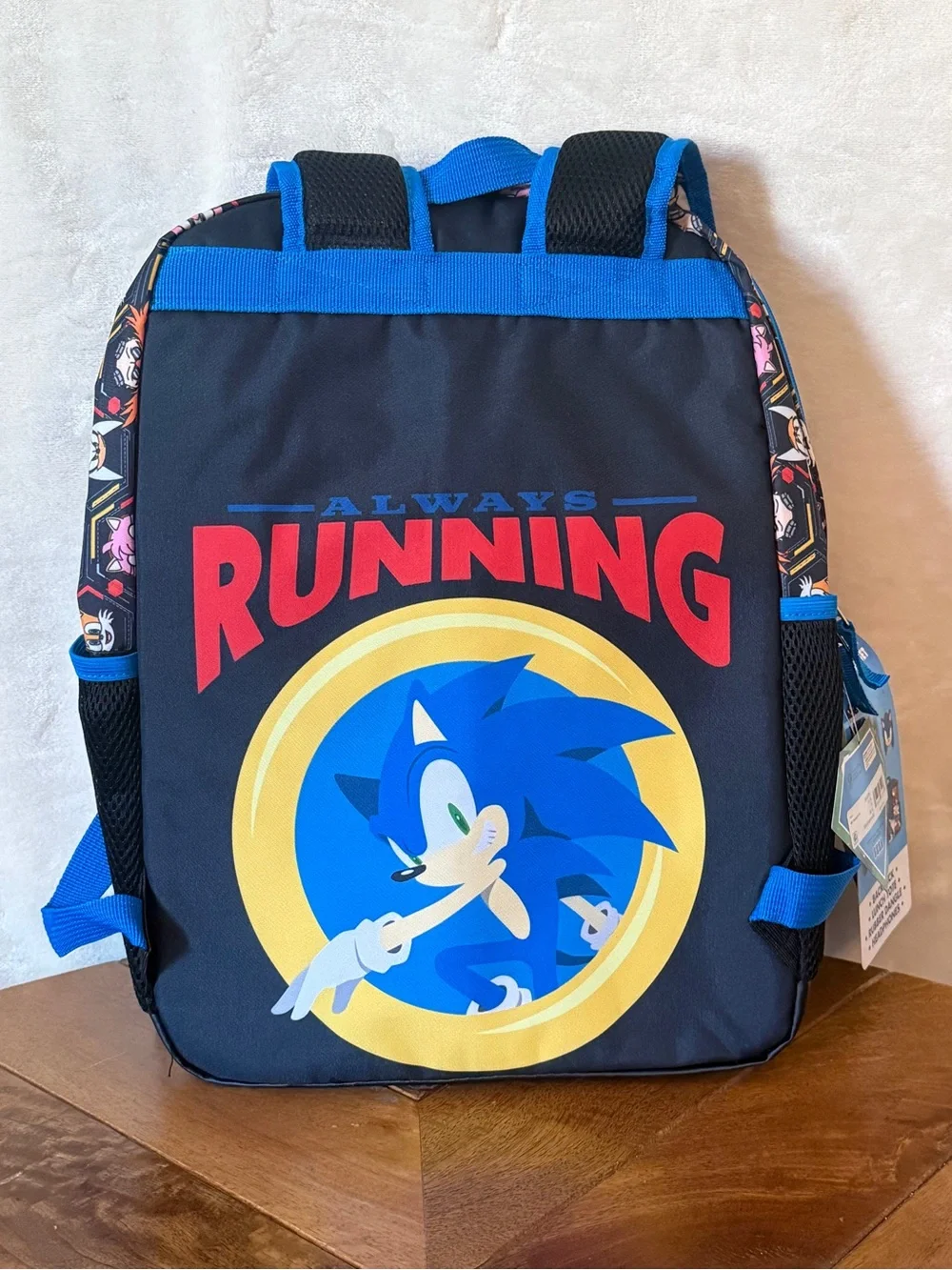 Sonic the Hedgehog 17” Backpack 4-Piece Set with Lunch Tote & Headphones
